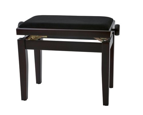 Gewa Piano bench Deluxe Rosewood matt Black cover